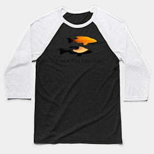 Black Fin Darters Baseball T-Shirt